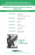 Seminario sobre seguridad, ciudadanía y violencia en América Latina Seminario sobre seguridad, ciudadanía y violencia en América Latina