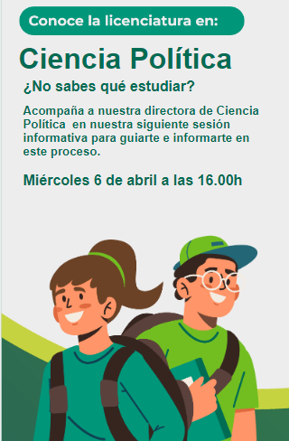 Póster Ciencia Política: Sesión informativa