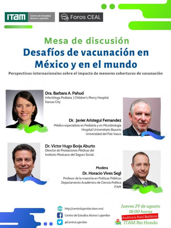 Mesa de discusión Desafíos de Vacunación en México