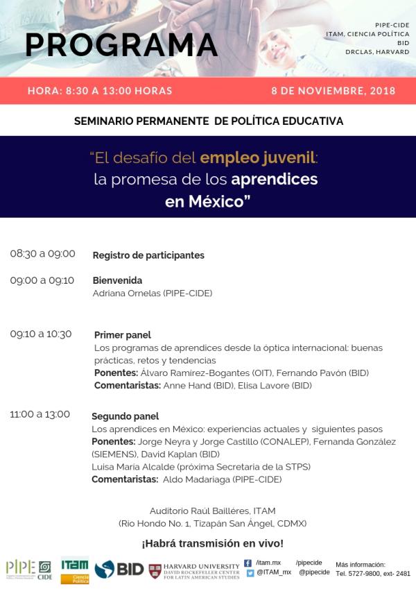 Seminario permanente de Política Educativa